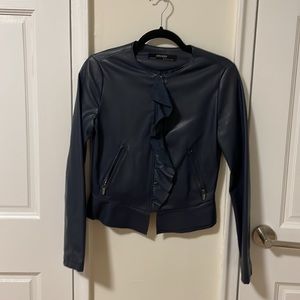 Zara leather jacket